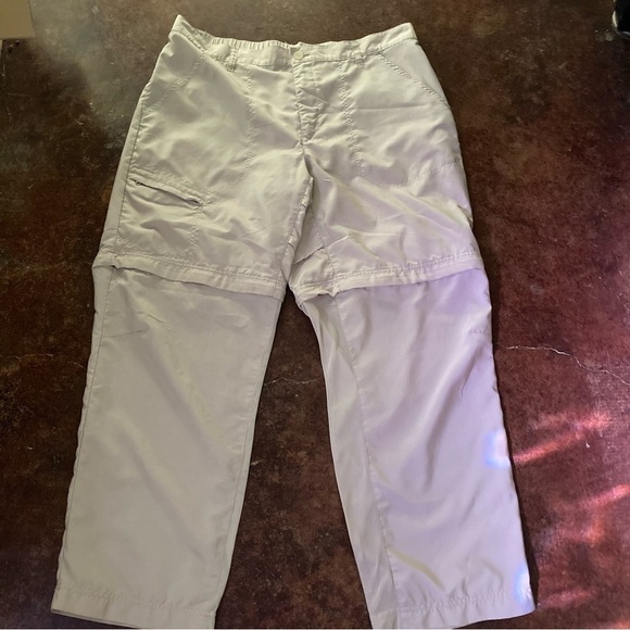 Men’s Columbia PFG Convertible Omni Freeze Stone Colored Pants - Picture 1 of 7